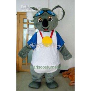 Costumes de Mascotte Halloween noël mignon Koala ours Mascotte dessin animé en peluche déguisement Mascotte Costume