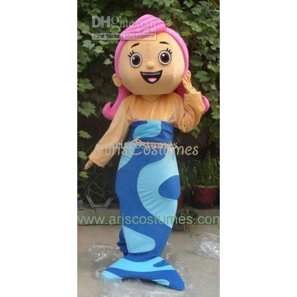 Disfraces de mascota Halloween Navidad niña pez mascota dibujos animados felpa vestido de lujo traje de mascota