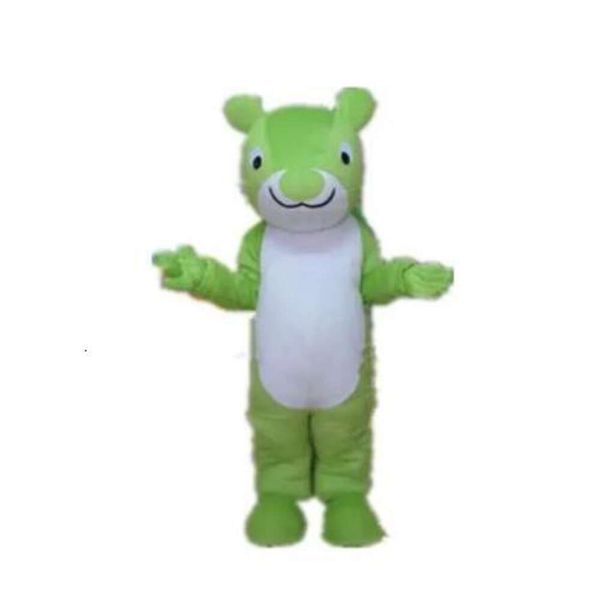 Costumes de Mascotte Halloween noël vert écureuil Mascotte dessin animé en peluche déguisement Mascotte Costume