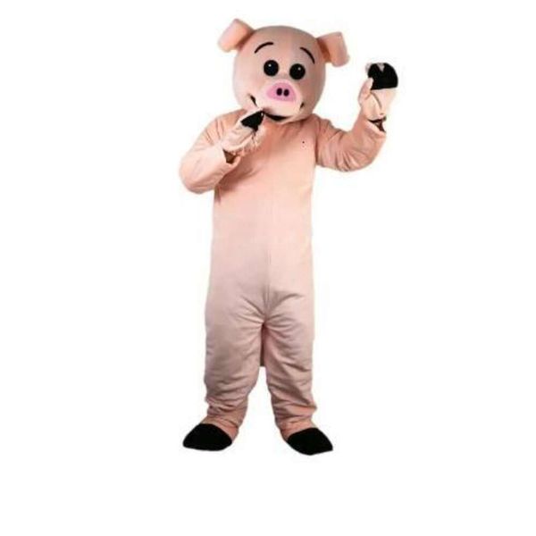 Costumes de Mascotte Halloween Noël Professionnel Cochon Mascotte Dessin Animé En Peluche Déguisement Mascotte Costume