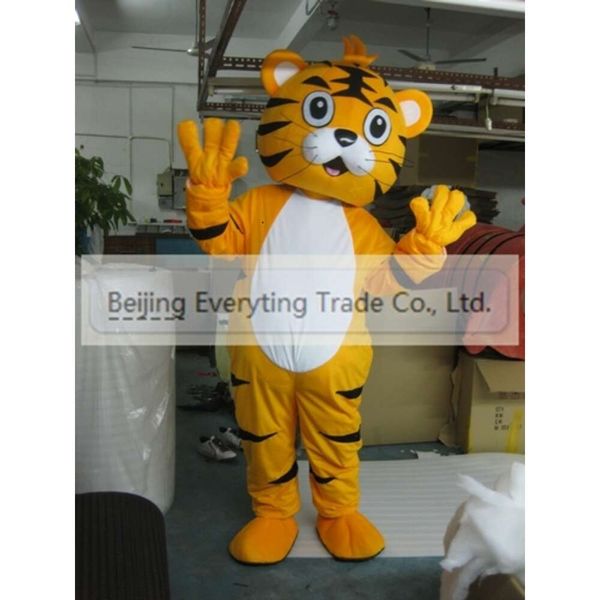 Costumes de Mascotte Halloween Noël Tigre Mascotte Dessin Animé En Peluche Déguisement Costume De Mascotte