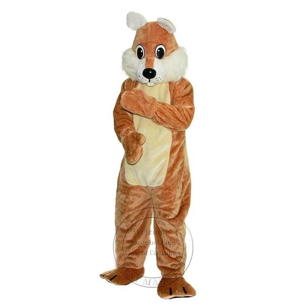 Disfraces de mascota Disfraz de ardilla marrón súper lindo de Halloween para fiesta Personaje de dibujos animados Venta Soporte Personalización Aplicación de entrega de gota DHSGK