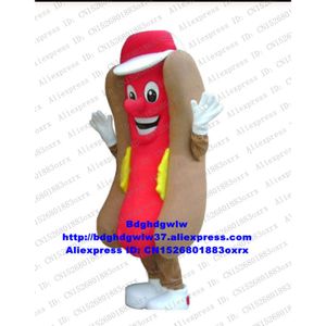 Costumes de mascotte HOT DOG HOTDOG mascotte Costume adulte personnage de dessin animé tenue Costume Attractions touristiques bienvenue le portier CX4046 livraison gratuite