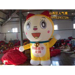 Costumes de mascotte Vente chaude Iatable Robot Cat Character Doraemon Series Cartoon Air Model