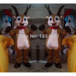 Disfraces de mascotas Venta caliente Milu Deer Mascot disfrutas conmemoras los accesorios de Yule Stage para anunciar diferentes suministros de festivales