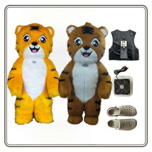 Costumes de mascotte Costumes de tigre Iatable Halloween tissu exploser jeu de rôle Disfraz déguisement de fête divertissement pour homme adulte cadeaux