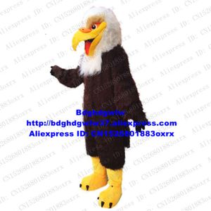 Costumes de mascotte longue fourrure aigle faucon Tercel Tiercel faucon vautour mascotte costume caractère répandu commémorer souvenir Zx1702