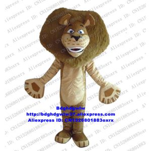 Costumes de mascotte Madagascar Lion Alex Costume de mascotte adulte personnage de dessin animé tenue Costume manières cérémonie CX4030 livraison gratuite