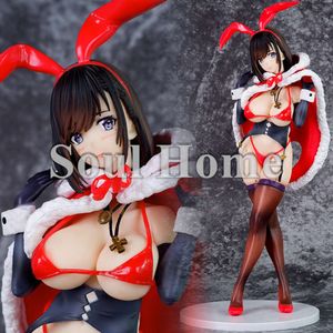 Costumes de mascotte Costumes de mascotte 29.5 cm Anime natif rose lapin de noël 1/6 Sexy fille Figurine Pvc figurines d'action Hentai Collection modèle poupée jouets cadeau