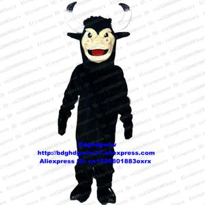 Costumes de mascotte Costumes de mascotte noir Kerbau Buffalo Bison boeuf sauvage taureau bovins veau mascotte Costume personnage bande commerciale lecteur célébration annuelle Zx610