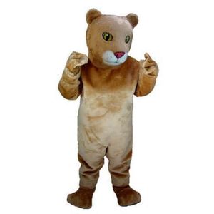 Costumes de mascotte Costumes de mascotte mousse mignon lion drôle dessin animé en peluche de Noël déguisé Halloween Mascot Costume yzzb