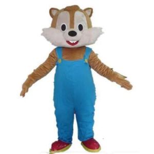 Costumes de Mascotte, pantalon bleu, écureuil, déguisement, personnage, carnaval, célébration de noël, nouvelle collection