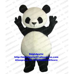 Disfraces de mascotas Nueva versión Disfraz de mascota de oso panda gigante chino Personaje de dibujos animados para adultos Drum Up Business Hilarante Divertido CX4018 Envío gratis