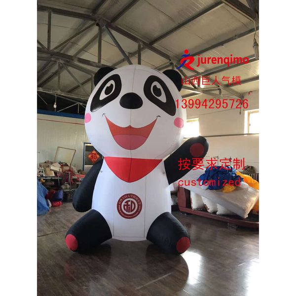 Mascot Costumes Panda Air Model Iatable Decoration Materifice Matériel Mayday Scenery Party Props Personnalisation