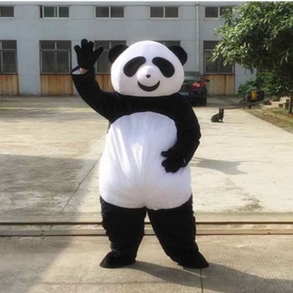 Disfraces de mascota Panda Traje de mascota Trajes de fiesta Juego de vestir Trajes Publicidad Carnaval Halloween Navidad Festival de Pascua Adultos