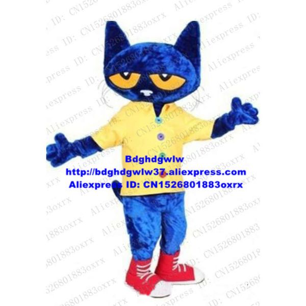 Disfraces de mascota Pete el traje de la mascota del gato traje de personaje de dibujos animados para adultos regalos de fiesta de fiesta grande Zx448 envío gratis