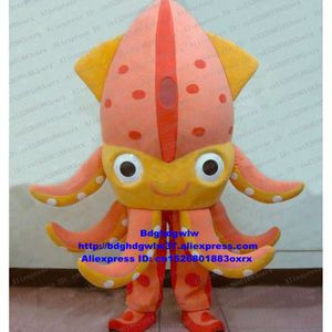 Costumes de mascotte Poulpe rose Devilfish Poulpe Seiche Inkfish Sépia Calmar Calamary Costume De Mascotte Adulte Grand Magasin Merci Will Zx2371