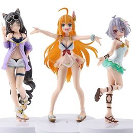 Costumes de mascotte princesse Connect Re Dive, figurine d'anime Kyaru Pecorine Kokoro, maillot de bain, fille Sexy, Collection de figurines d'action, modèle de jouet, ornements, cadeau