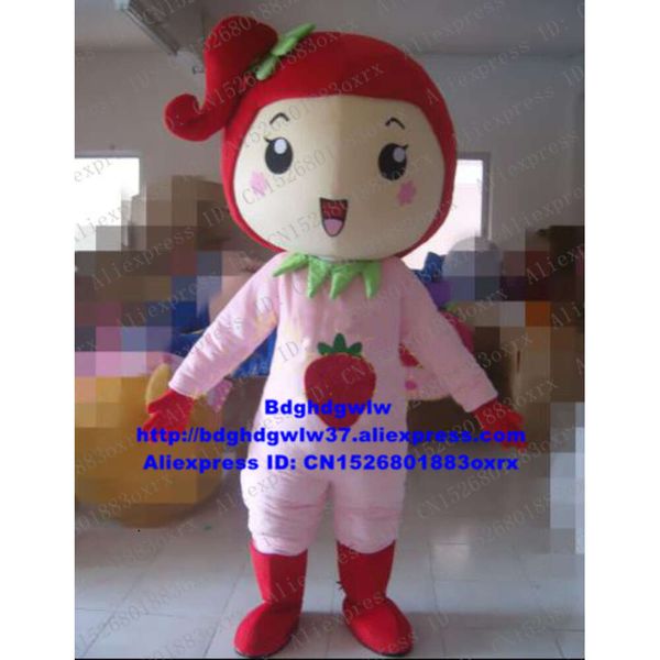 Costumes de mascotte Rouge Bayberry Fraise Fragola Prune Prunes Waxberry Costume De Mascotte Personnage Promotion Commerciale Maternelle Pet Shop Zx2839