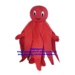 Costumes de mascotte Poulpe rouge Devilfish Octopi Seiche Inkfish Sepia Squid Calamary Costume de mascotte Adulte Nouveau Style Cérémonie d'ouverture Zx232