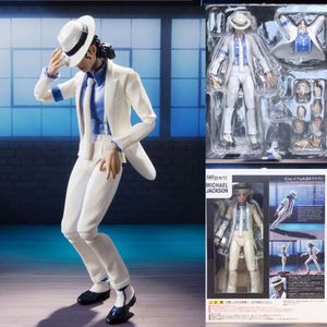 Mascottekostuums S.h.figuarts Michael Jackson Smooth Criminal Moonwalk Action Figure Model Speelgoed Michael Jackson Mj Thriller Joint Beweegbare Pop