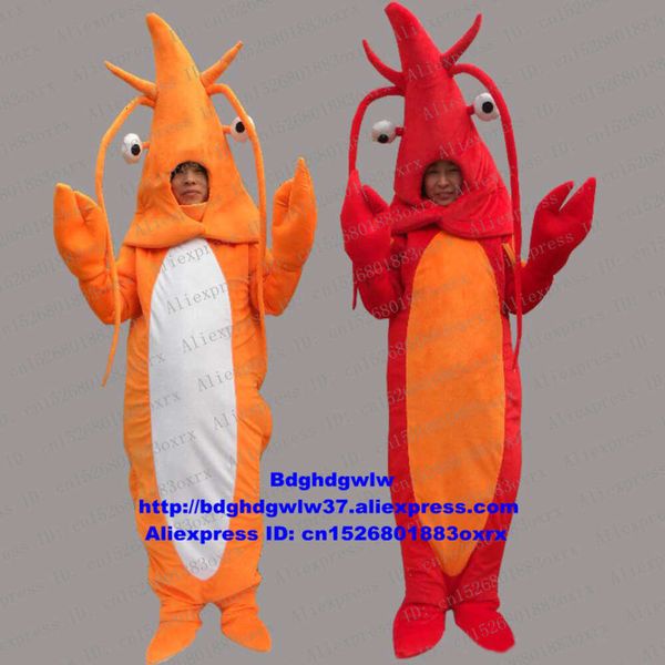 Costumes de mascotte Crevettes Crevettes Homard Écrevisse Guêpe Hornet Vespid Bumblebee Bombus Costume De Mascotte Caractère Adulte Carré Publicité École Zx59