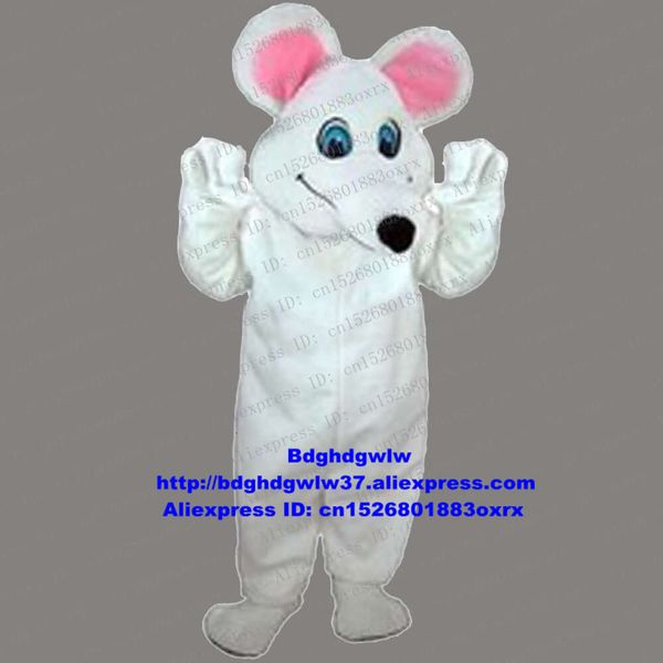 Costumes de mascotte souris blanche souris laboratoire Rat mascotte Costume adulte personnage dessin animé Performance artiste programme Zx2085