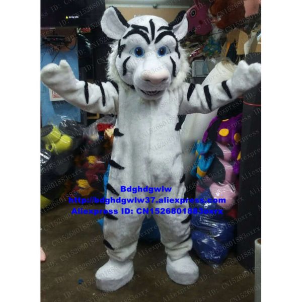 Disfraces de mascotas Disfraz de mascota de tigre blanco Traje de personaje de dibujos animados para adultos Willmigerl Plying for Hire Upacara Penutupan Zx2225