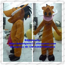 Mascotte kostuums Wild Boar Pumbaa de Lion King Mascot Costume volwassen stripfiguur Outfit Professional Stage Magic Brand Figuur ZX2312