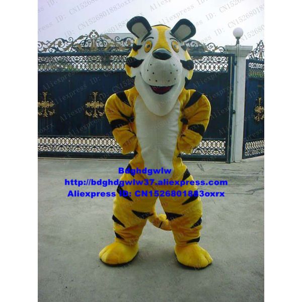 Disfraces de mascotas Tigre amarillo Tigerkin Tigresa Disfraz de mascota Personaje de dibujos animados para adultos Traje Traje Publicidad cuadrada Recepción de bienvenida Zx2078