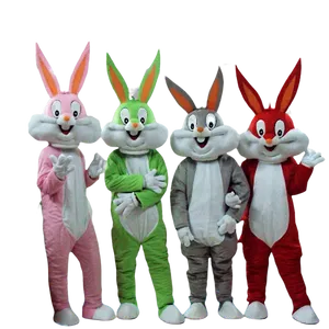 Costumes de mascotte Costume de mascotte de lapin de Pâques