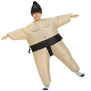 Costumes de mascotteHot Anime Party Gonflable Sumo Costume Drôle Robe Pourim Costumes Halloween Costume Costume pour Enfants Hauteur 120-145cmMascot dol