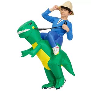 Disfraces de mascota Disfraces inflables de dinosaurio de paseo de mascota Disfraz de Halloween para niños adultos Disfraz de fiesta de carnaval Disfraz de muñeca de mascota