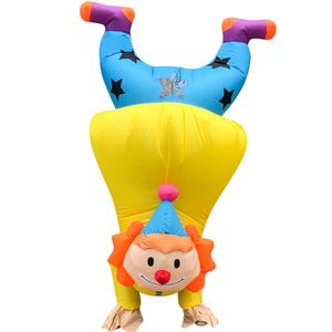 Mascotte KostuumesNieuwe Anime Clown Costum Opblaasbare Kostuum Grappige Halloween Kerst Purim Kostuums voor Volwassen Partij Pak Kledingmascot Doll