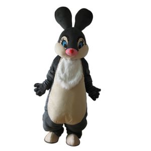 Costumes De MascotteCostume De Mascotte De Lapin Costumes Jeu De Fête Robe Tenues Vêtements Publicité Carnaval Halloween Noël Festival De Pâques Adultes