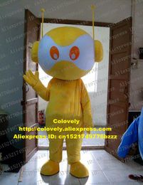 Costume de poupée de mascotte Avion Aviateur Pilote Flyer Astronaute Spaceman Cosmonaute Spacefarer Costume de mascotte Les gens adultes les portent Thème du film zz