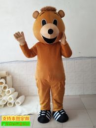 Maskottchen-Puppenkostüm, Berni-Bär-Kostüm, Plüschpuppen-Maskottchenkostüm, Kostümparty, Halloween, Karneval, Festival, Partykostüme, Aldut-Größe