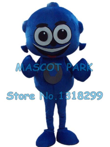 Costume de poupée mascotte extraterrestre bleu, costume de personnage de dessin animé personnalisé, costume de carnaval cosply 2989