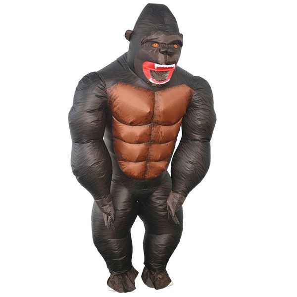 Costume de poupée de mascotte jouets de dessin animé Costume gonflable d'orang-outan pour femme hommes mascotte fête spectacle poupée Halloween Costume habiller vêtements Outfi