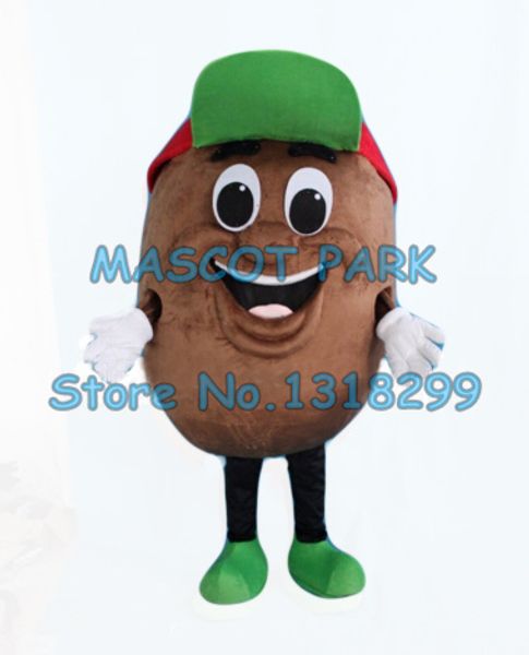 Costume de poupée de mascotte cool costume de mascotte de garçon de pomme de terre taille adulte dessin animé légumes thème de pomme de terre costumes d'anime kits de déguisements de carnaval