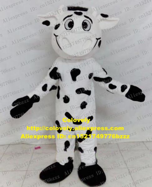 Costume de poupée de mascotte vache autoritaire bétail veau mascotte Costume adulte personnage de dessin animé anniversaire célébrations éducation exposition zz7360