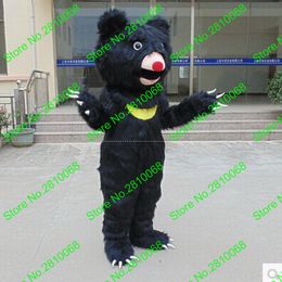 Disfraz de mascota de muñeca, casco de Material EVA, Polo Norte, oso negro, disfraces de mascota, ropa de dibujos animados, fiesta de cumpleaños, mascarada 1020