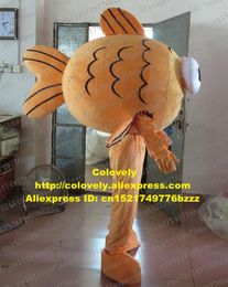 Costume de poupée mascotte Carpe dorée Carassius Crucian Carpe commune Costume de mascotte de poisson de haute mer Personnage adulte Thème du film Image d'entreprise Film z