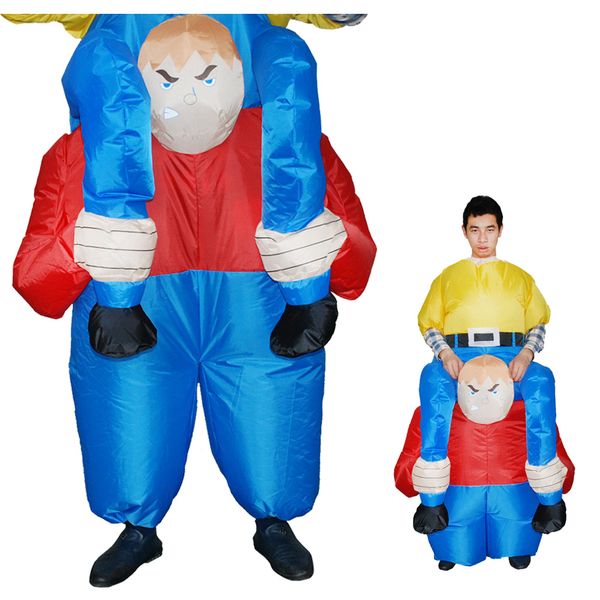 Costume de poupée de mascotte Costumes de fête d'Halloween pour homme adulte femme équitation Costumes gonflables Pourim Noël Cos costume drôle Disfraz