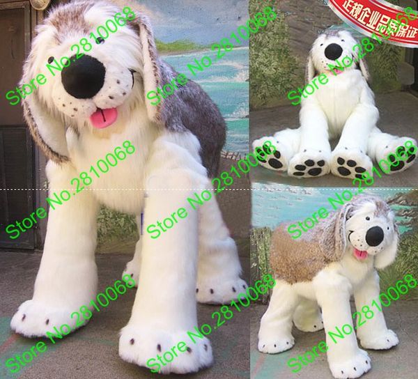 Costume de poupée mascotte de haute qualité chiens simulés Saint-Bernard mascot costumes Stage Performance Performance Props Dessin animé Vêtements sur mesure