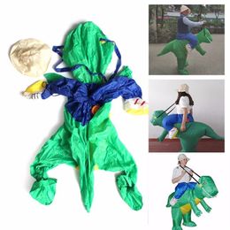Mascotte Doll Kostuum Opblaasbare Dinosaurus Fancy Dress Unisex Kostuum Dino Rider Mascotte Kostuum Party Game Adult Mascotte