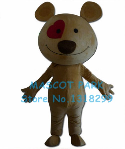 Mascotte poupée costume amour ours mascotte costume taille adulte en gros mignon dessin animé ours brun thème anime costumes carnaval déguisements kits