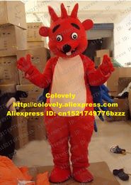 Mascota muñeca disfraz encantador rojo erizo mascota traje mascota mascotte hedgepig igel erinaceus europaeus con la nariz negra grande #2701 fr