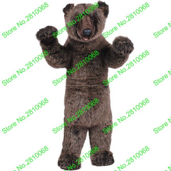 Traje de muñeca de mascota Hacer casco de material EVA osos grizzly Disfraces de mascota Crayon Ropa de dibujos animados Fiesta de cumpleaños Mascarada 975