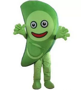 Mascot -poppenkostuum maken Eva Material Groenten Green Peas Mascot Costumes Cartoon Apparel Verjaardagsfeestje Maskerade